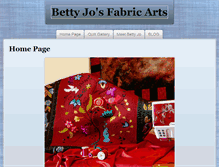 Tablet Screenshot of bjfabricartist.com